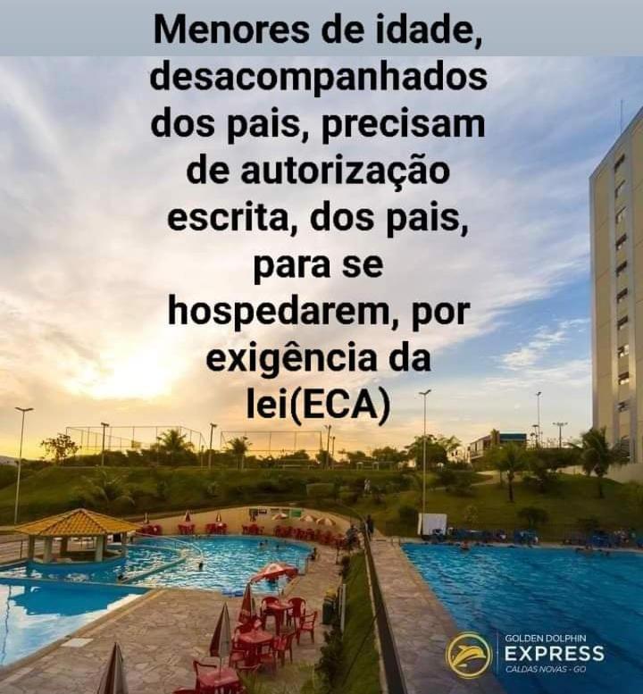 Golden Dolphin Express 5Pessoas Mais 1 Crianca Ate 5 Anos Com Toalhas E Roupas De Cama,Lencois, Travesseiros E Fronhas E 3 Parques Aquaticos Termais Limpeza Impostos E Taxas Ja Incluso Caldas Novas Buitenkant foto